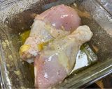 A picture of step 3 of Baked Garlic-Lime Chicken Drums and Shrimp.