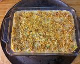 A picture of step 3 of Lee's Chicken, Broccoli, Rice, Cheese Casserole.