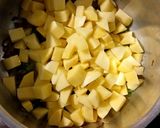 A picture of step 2 of Githeri ya Minji (Pea & green maize succotash).