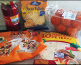 Foto del paso 1 de la receta: Tacos de frijoles (judías pintas) y pollo