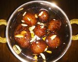 A picture of step 16 of Sweet potatoes (shakarkandi) gulab jamun.