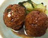 牛年圆圆满满之：红烧狮子头 —— 即食燕麦片来调理，松软有弹性的食譜步驟9照片