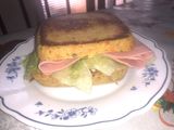 Pan de avena para sándwich y bocadillos (en microondas)