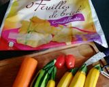 Une image de l'étape 1 de Samoussas légumes/banane.