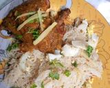 A picture of step 8 of Spicy Chicken chargha.