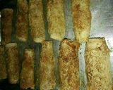 Foto del paso 9 de la receta: Arrolladitos rellenos de manzana, cubiertos de canela y azúcar