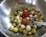 A picture of step 4 of Baby Potatoes Sabzi.