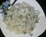 A picture of step 15 of White sauce pasta.