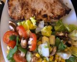 A picture of step 4 of Wine poached swordfish salad.