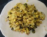 A picture of step 3 of Gobhi Paratha.