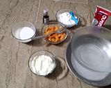 A picture of step 1 of Mango ice cream.