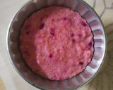 A picture of step 3 of Strawberry 🍓 flavour bread 🍞 pudding.