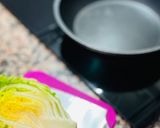 A picture of step 1 of Tudela Lettuce Hearts with Escalivada and Mackerel.