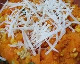 Foto del paso 2 de la receta: 🟠 Tarta de calabaza, choclo y queso 🌽🧀