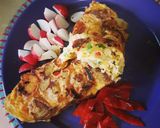 Pas rețetă Omletă cu cartofi și brânză 🍳🍳 4 fotografie