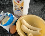 Foto del paso 1 de la receta: Panqueques de plátano y avena