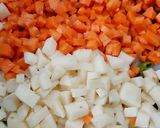 A picture of step 4 of Carrot And Potato poriyal.