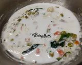 A picture of step 11 of Appam with Veg Stew.