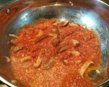 Hình bước làm 5 của món Nấm & Cá hồi Spaghetti