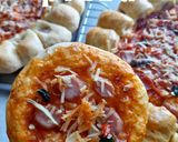 Foto langkah ke 15 dari resep Pizza lembut empuk &enak oven tangkring.