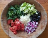 Foto del paso 1 de la receta: Ensalada de arroz integral con sabor mediterráneo
