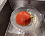 A picture of step 2 of Red kuri squash pie made from homemade puree.
