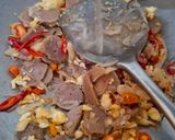 Foto langkah ke 4 dari resep Tumis Wortel Sawi Putih Pentol Bakso.