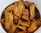 A picture of step 6 of Sukiyaki chicken stew.