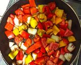 Foto del paso 3 de la receta: Pasta con pimientos