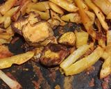 Foto del paso 6 de la receta: Boga al horno c/guarnición de papas, batatas y salsa criolla🇦🇷