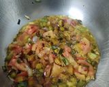 A picture of step 1 of Idli upma.
