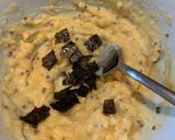 A picture of step 4 of Devilled eggs with Nori.