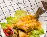Hình bước làm 3 của món Cá chẻm sốt xoài
