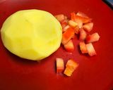 Foto langkah ke 2 dari resep Potato Omelette.