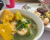 Hình bước làm 3 của món Món canh bí đỏ nấu tôm eatclean
