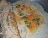 A picture of step 6 of Korean omellete.