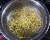 A picture of step 1 of Sweet Corn Soup.