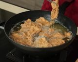 Foto langkah ke 6 dari resep Nasi Kulit Ayam Krispi Sambal Gledek.