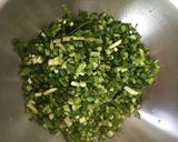 A picture of step 1 of Kui Chai Todd: กุ่ยช่ายทอด (Deep Fried Chinese Garlic Chive Cakes).