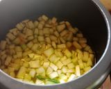 A picture of step 2 of Lauki Tuvar Dal.