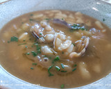 Foto del paso 7 de la receta: Judías blancas con almejas y crema de bogavante 🦞🦞