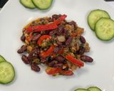 A picture of step 7 of Red Bean and Beef Skillet.
