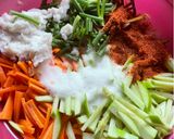 Gambar langkah 6 resipi Kimchi.