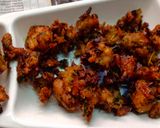 A picture of step 1 of Leftover rice pakoda.