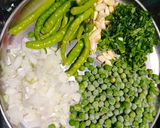 A picture of step 2 of Mix dal peas stuffed uttapam.