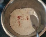 A picture of step 2 of Biscuit Bonda.