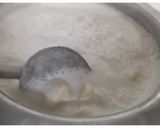 A picture of step 3 of Banana in Coconut Milk.