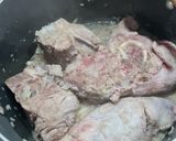 Une image de l'étape 1 de Petit pois au veau / tajine djelbana.