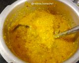 A picture of step 5 of Bhagar Khichdi.