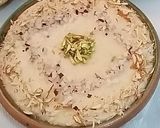A picture of step 5 of Kheer (rice pudding).